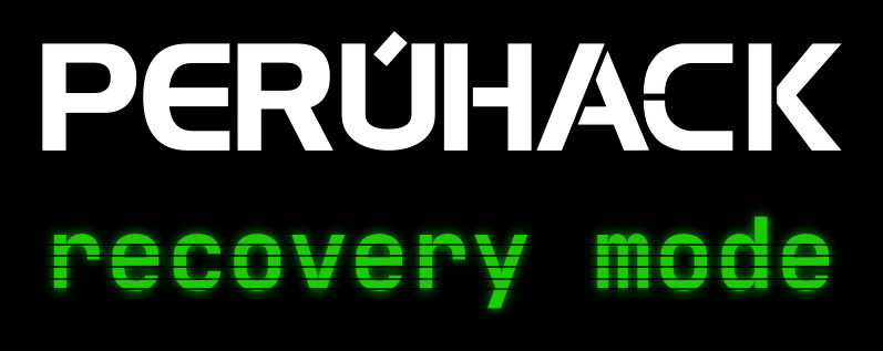 Logotipo de PERÚHACK Recovery Mode 2021