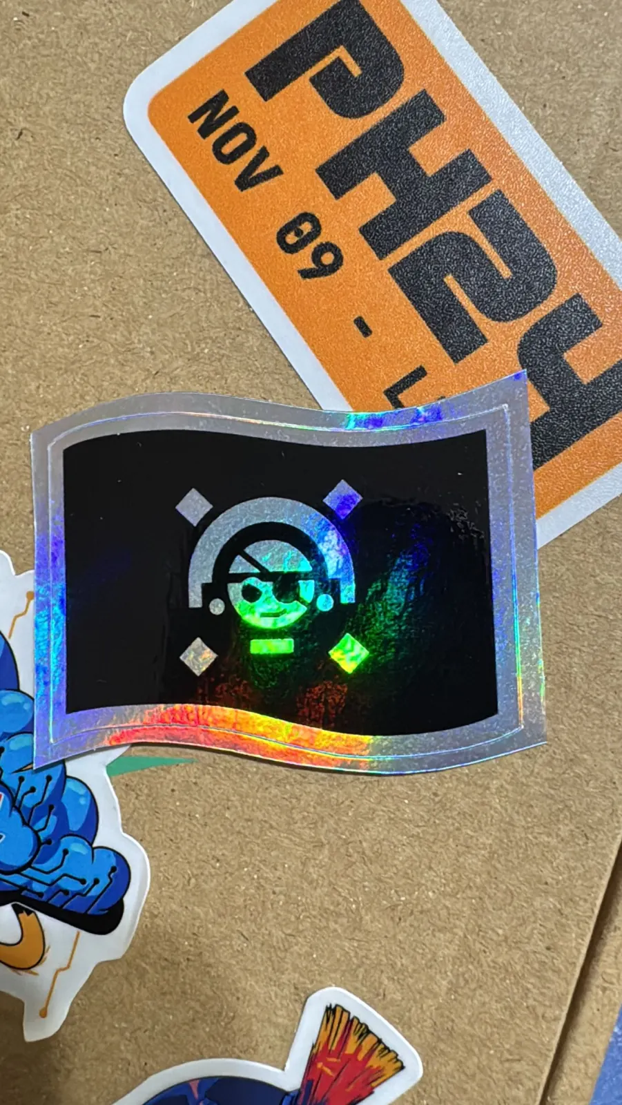 Sticker holográfico de PERÚHACK